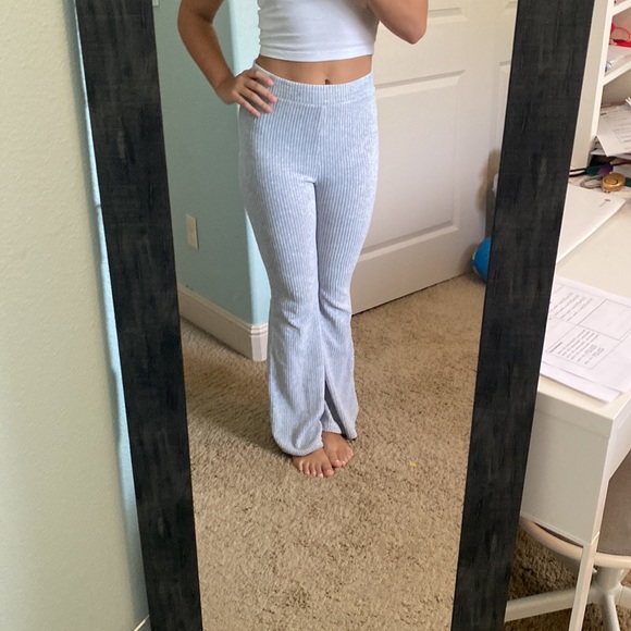 Grey flare leggings - Picture 4 of 5